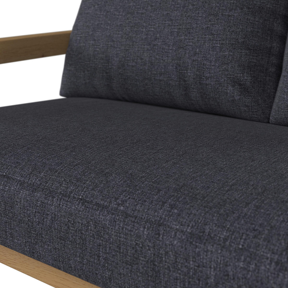 TERASOVÁ SEDACIA SÚPRAVA 4-dielne, kov, textil, kameň - farba tíku/antracitová, Modern, kov/textil (110/135/76cm) - Ambia Garden