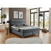 BOXSPRINGBETT 180/200 cm  in Anthrazit  - Anthrazit/Naturfarben, MODERN, Holz/Textil (180/200cm) - Beldomo - Sleep
