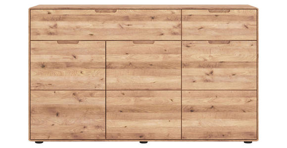 SIDEBOARD  149/91/40 cm 2 Schublade(n)  - Wildeiche, KONVENTIONELL, Holz (149/91/40cm) - Linea Natura