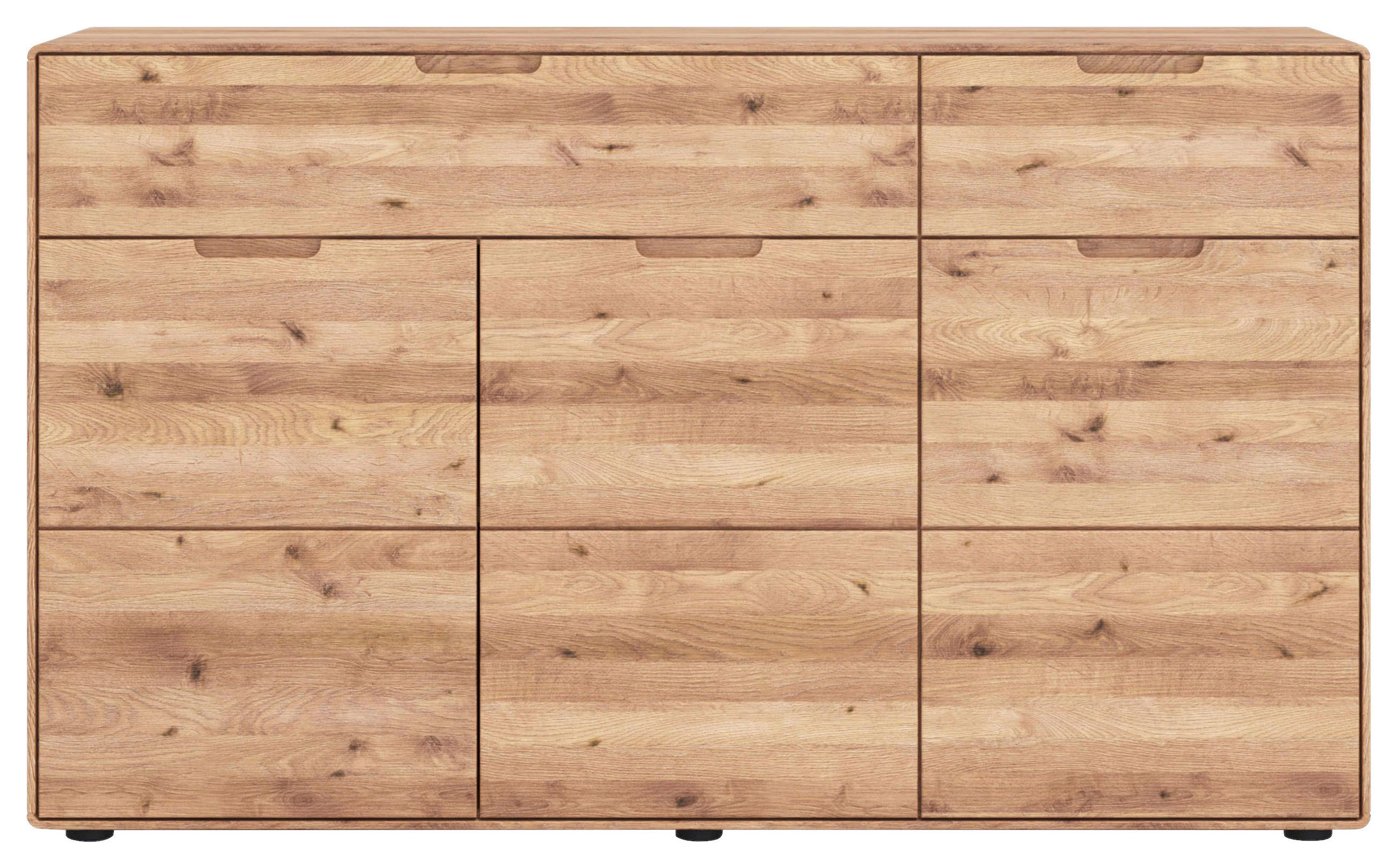 SIDEBOARD  in 149/91/40 cm  - Wildeiche, KONVENTIONELL, Holz (149/91/40cm) - Linea Natura