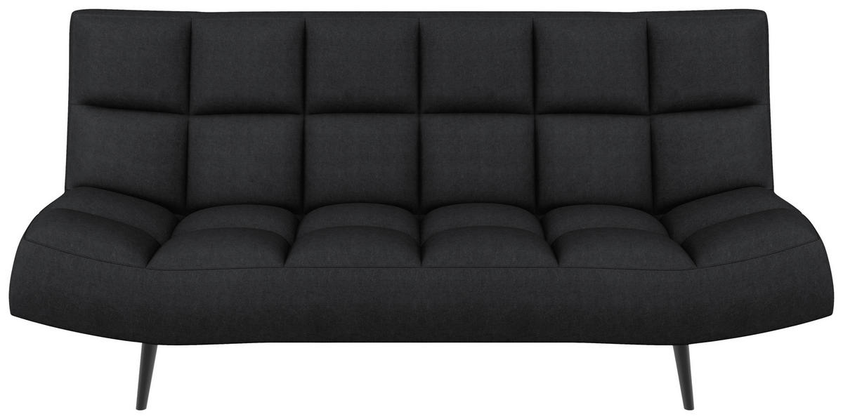 SCHLAFSOFA  in Mikrofaser Anthrazit  - Anthrazit/Schwarz, KONVENTIONELL, Holz/Textil (197/85/92cm) - Carryhome