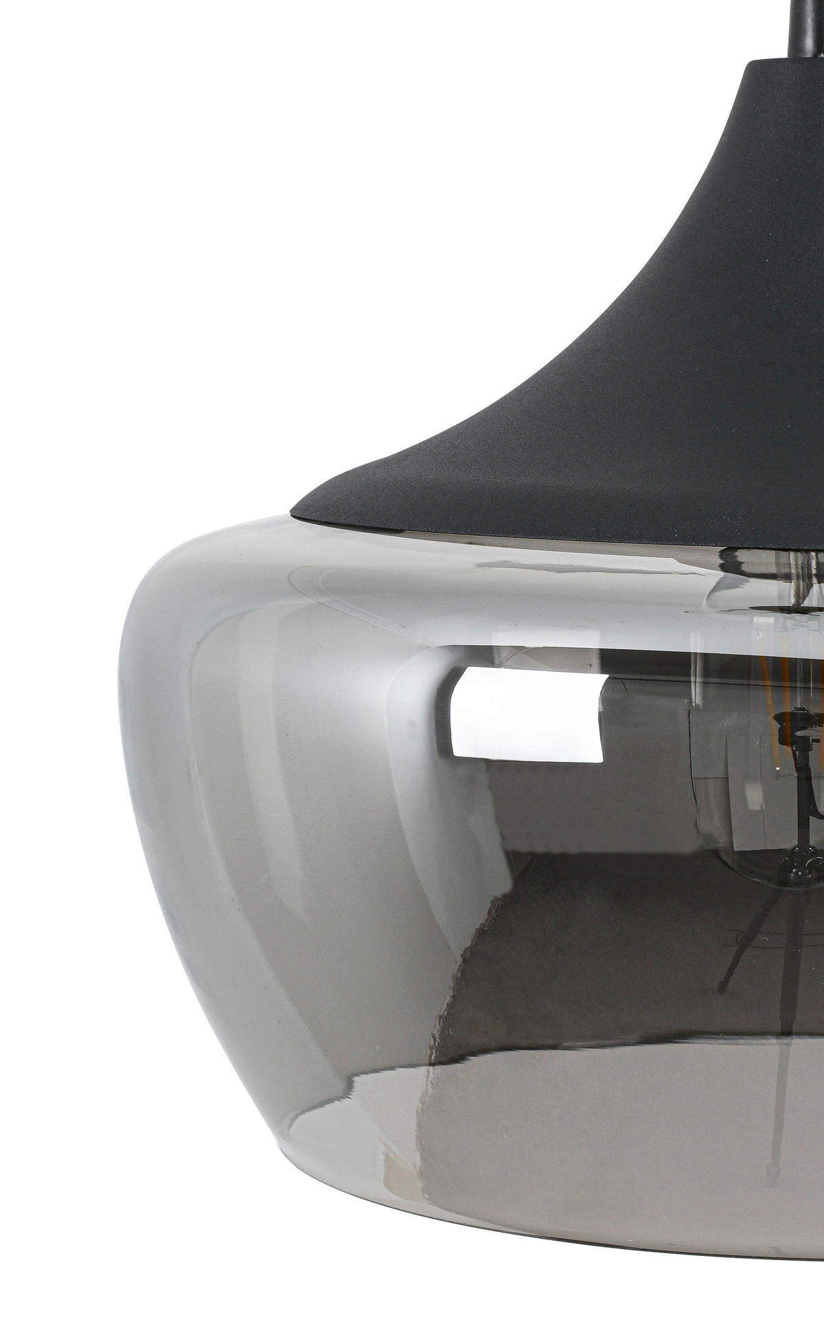 VISEČA SVETILKA        30/120 cm     25 W E27 - barve kroma/črna, Konvencionalno, kovina/umetna masa (30/120cm) - Novel