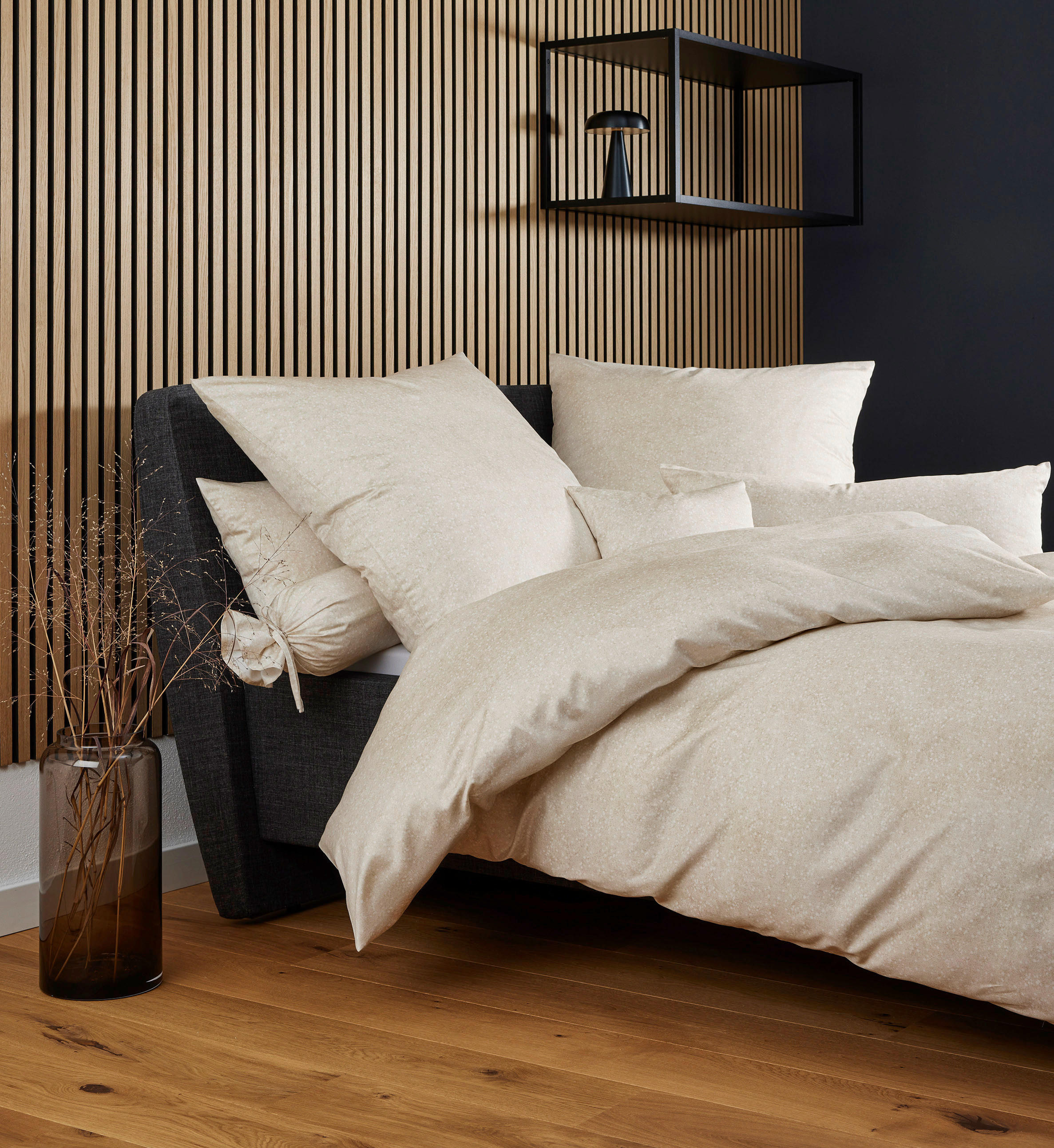 POSTELJINA 135/200 cm  MILANO  - bež/smeđa, Konvencionalno, tekstil (135/200cm) - Janine