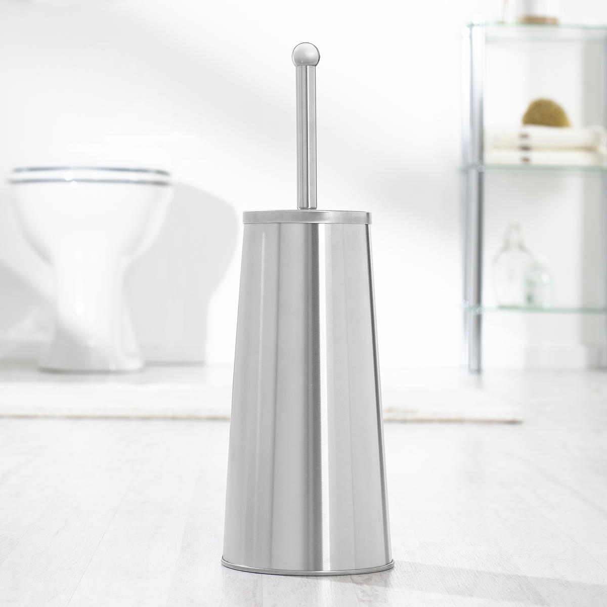 Suport De Perie Pentru Wc  - culoare inox, Basics, metal - Xora