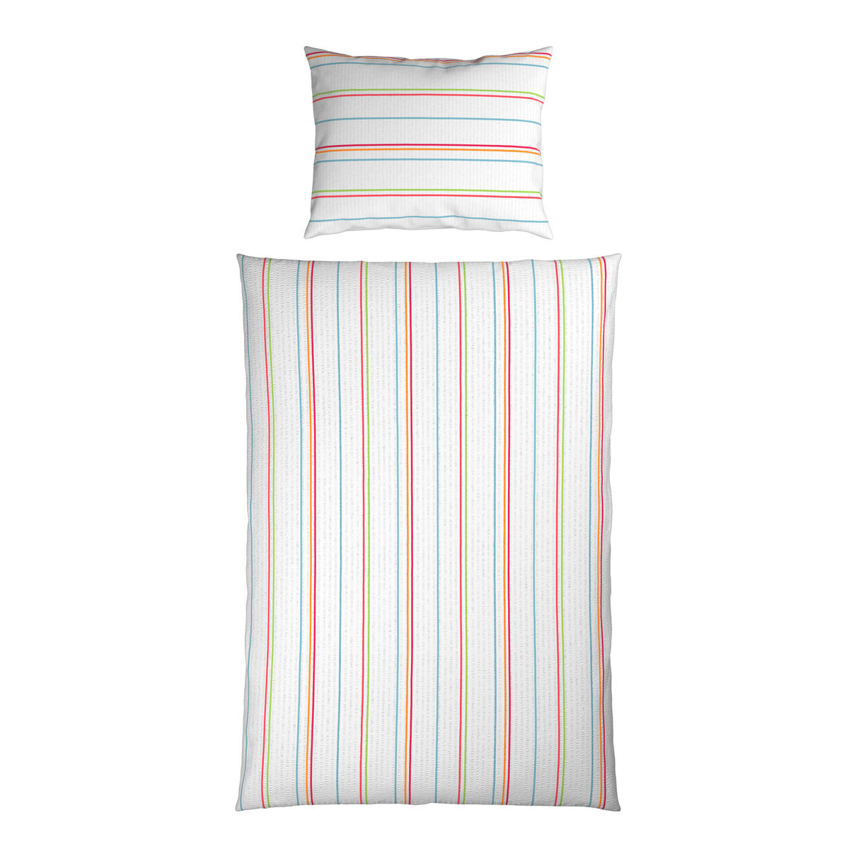 BETTWÄSCHE Mavie Seersucker 140/200 cm  - Multicolor, KONVENTIONELL, Textil (140/200cm) - Esposa