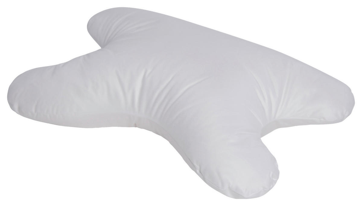 POLŠTÁŘ POD HLAVU, 40/60 cm - bílá, Basics, textil (40/60cm) - Hefel Textil