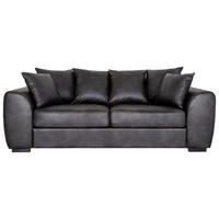 3-SITS SOFFA i antracit  - svart/antracit, Klassisk, trä/textil (232/85/100cm) - Carryhome