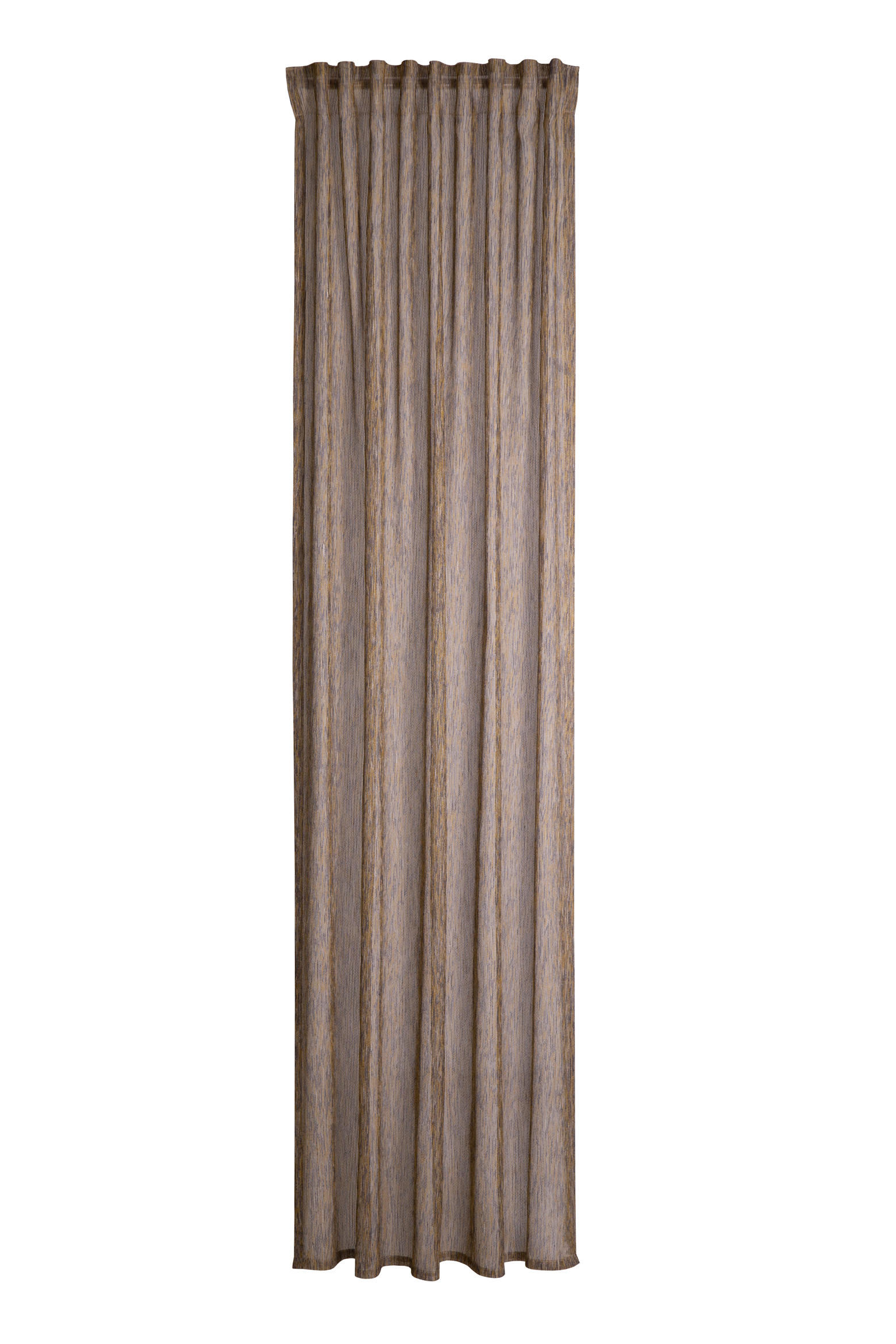FERTIGVORHANG  halbtransparent  140/245 cm   - Dunkelgelb, Basics, Textil (140/245cm)