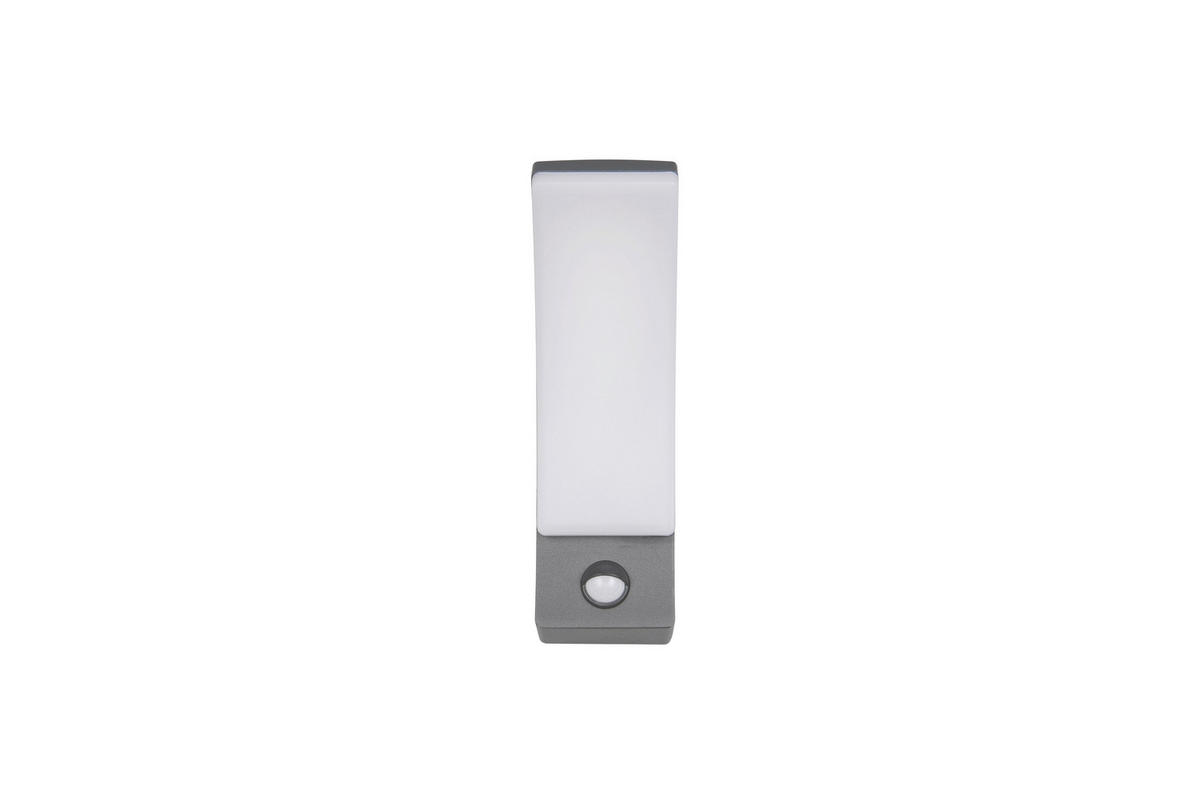 VÄGGLAMPA FÖR UTOMHUS - antracit, Design, metall (8/22,5/18,5cm)