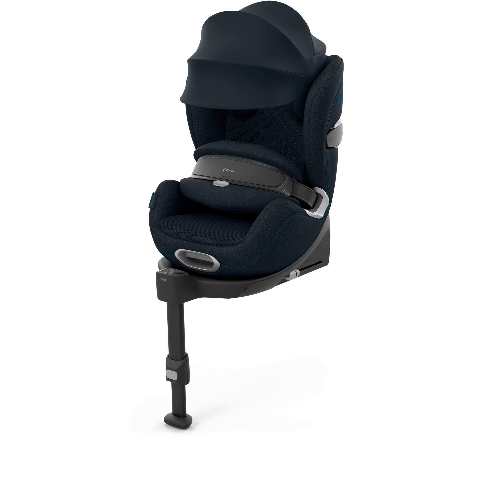 KINDERAUTOSITZ Anoris T2 i-Size Nautical Blue Plus  - Dunkelblau, Basics, Textil (70/44/62cm) - cybex PLATINUM