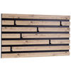 WANDGARDEROBE  in Braun, Schwarz  - Schwarz/Braun, Design, Holzwerkstoff (80/40/4cm) - Xora