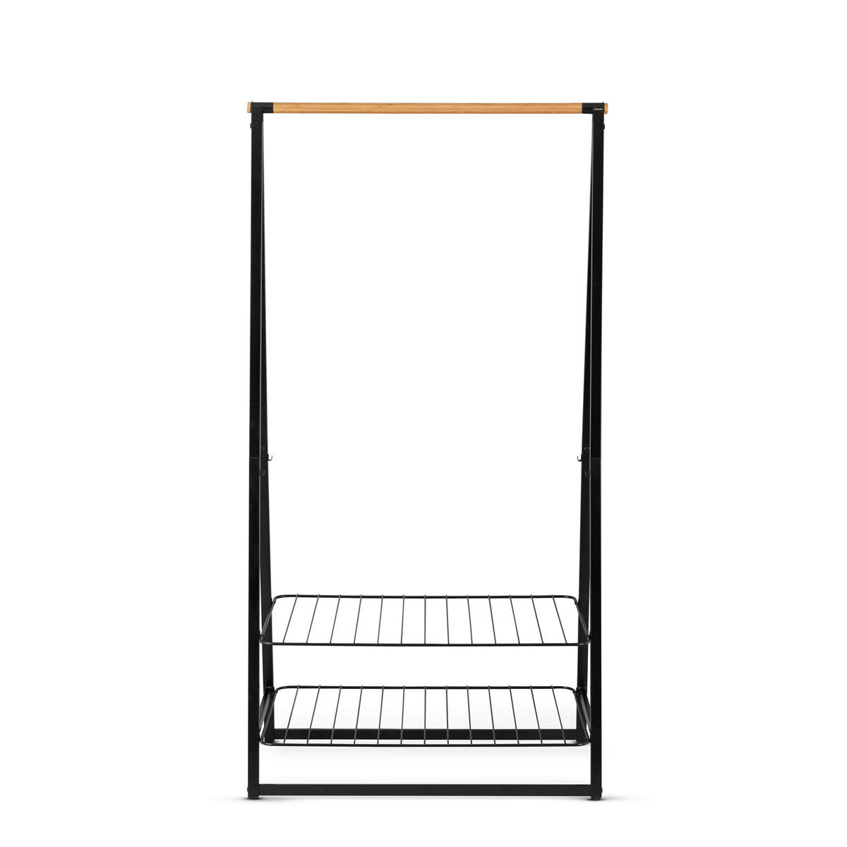 KLEIDERSTÄNDER in Schwarz 60/99,5/16 cm   - Schwarz, Basics, Metall (60/99,5/16cm) - Brabantia