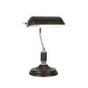 STOLNÍ LAMPA, E27, 26,5/18/37 cm - černá/barvy chromu, Konvenční, kov (26,5/18/37cm) - Novel