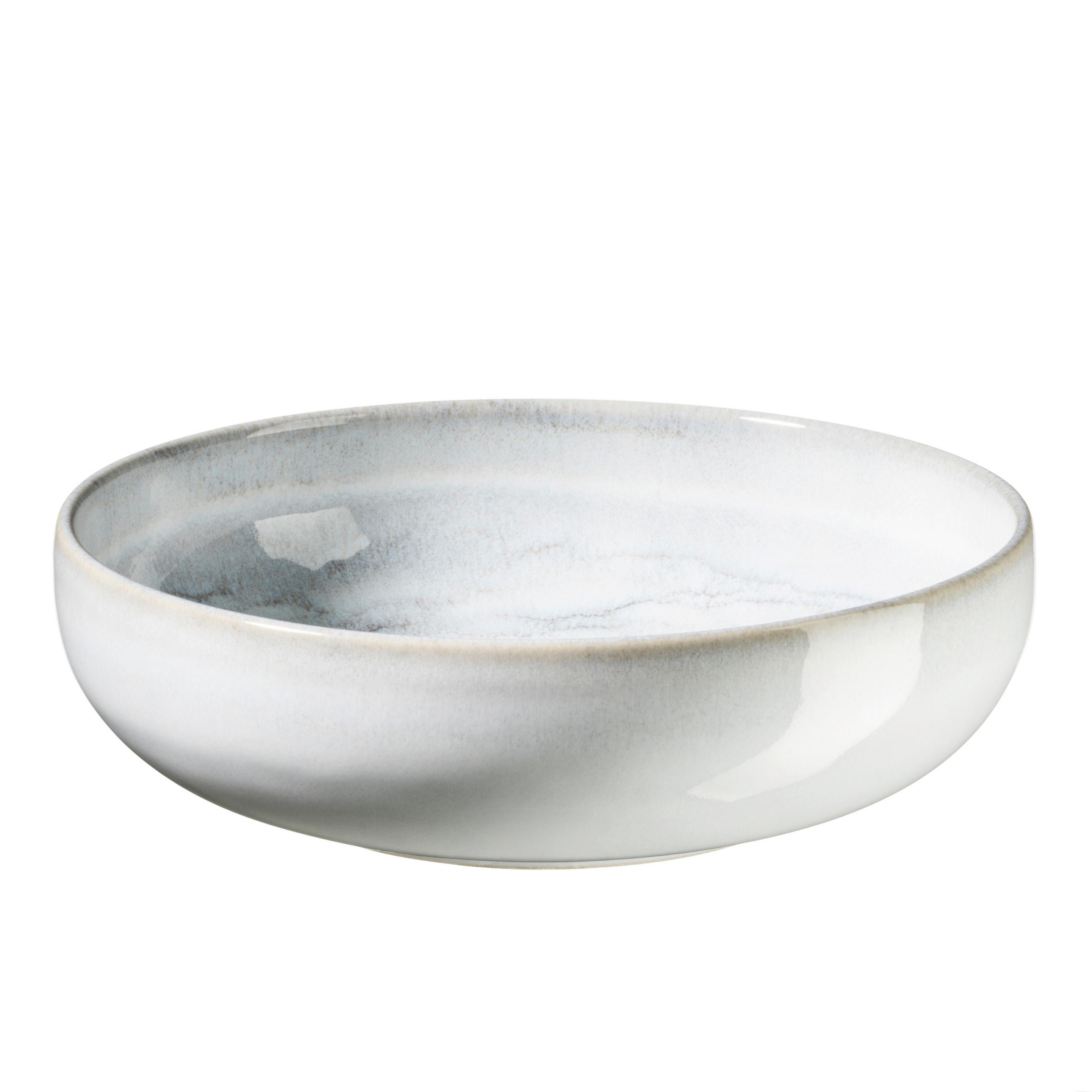 MÜSLISCHALENSET TIEFER SEE 4-teilig  - Hellgrau/Weiß, Basics, Keramik (16/4,7cm) - Gipfelstück