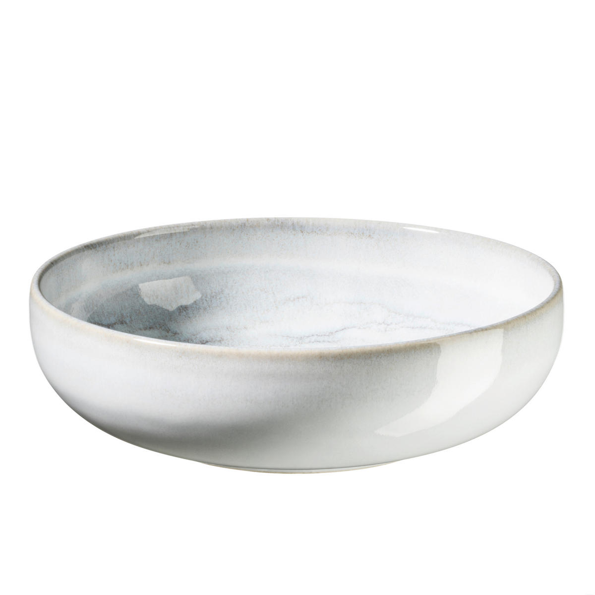 MÜSLISCHALENSET TIEFER SEE 4-teilig  - Hellgrau/Weiß, Basics, Keramik (16/4,7cm) - Gipfelstück