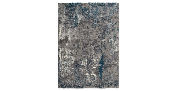 VINTAGE-TEPPICH 200/250 cm Timeline Quantum Grau, Petrol - Petrol/Grau, Design, Textil (200/250cm) - Novel