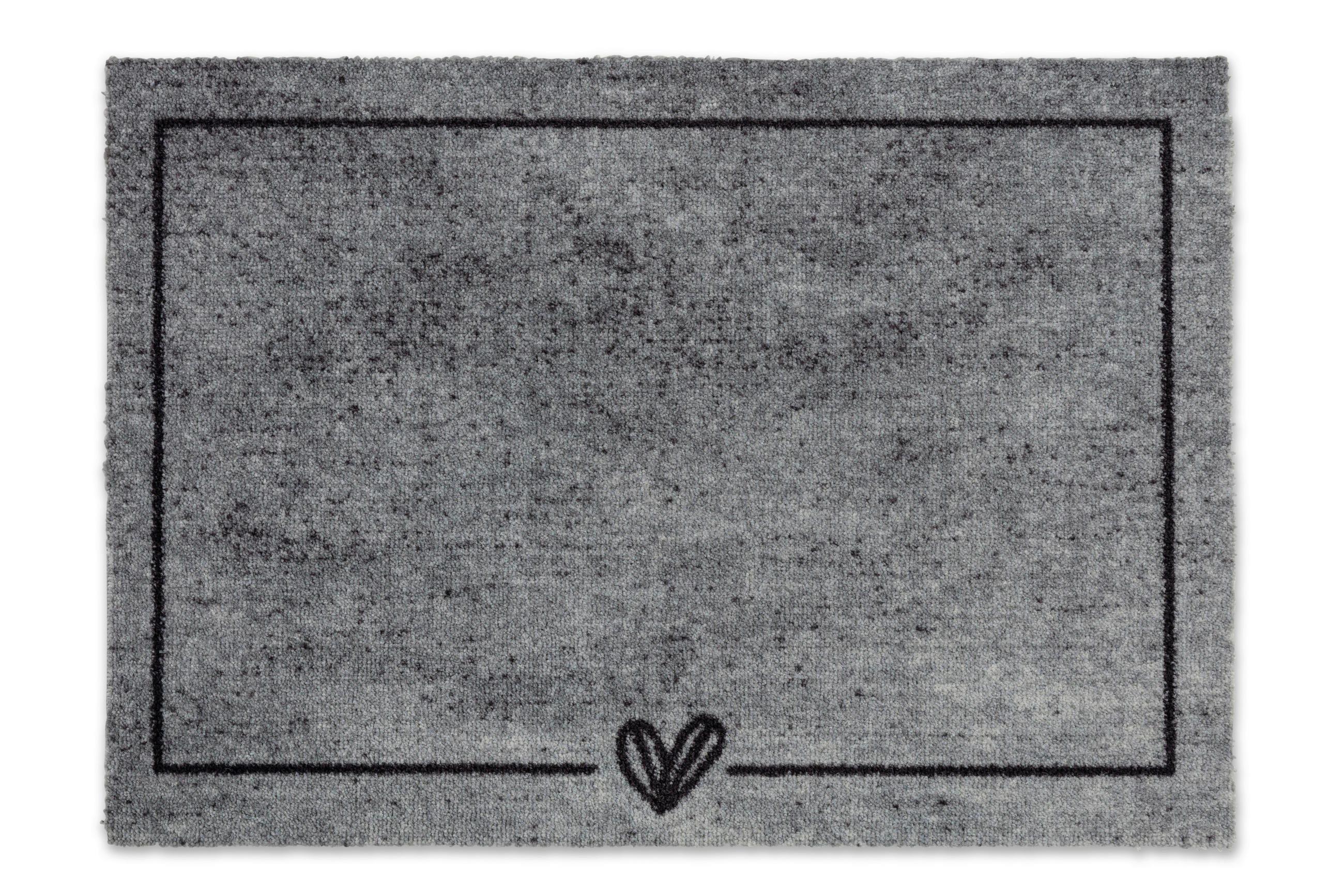 FUßMATTE  50/70 cm  Grau  - Grau, Basics, Kunststoff/Textil (50/70cm) - Astra