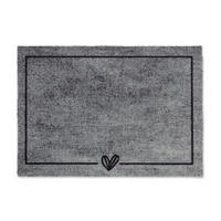 FUßMATTE  50/70 cm  Grau  - Grau, Basics, Kunststoff/Textil (50/70cm) - Astra