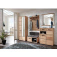 GARDEROBE 5-teilig  in 268/204/41 cm  - Wildeiche/Graphitfarben, Natur, Holz/Holzwerkstoff (268/204/41cm) - Linea Natura