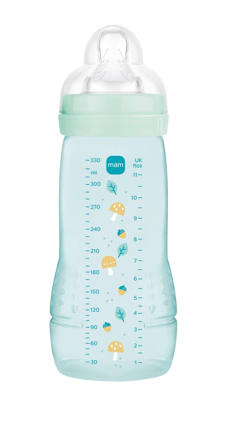 WEITHALSFLASCHE Easy Active 330 ml  - Multicolor, Basics, Kunststoff (7.1/7.1/21.1cm) - MAM