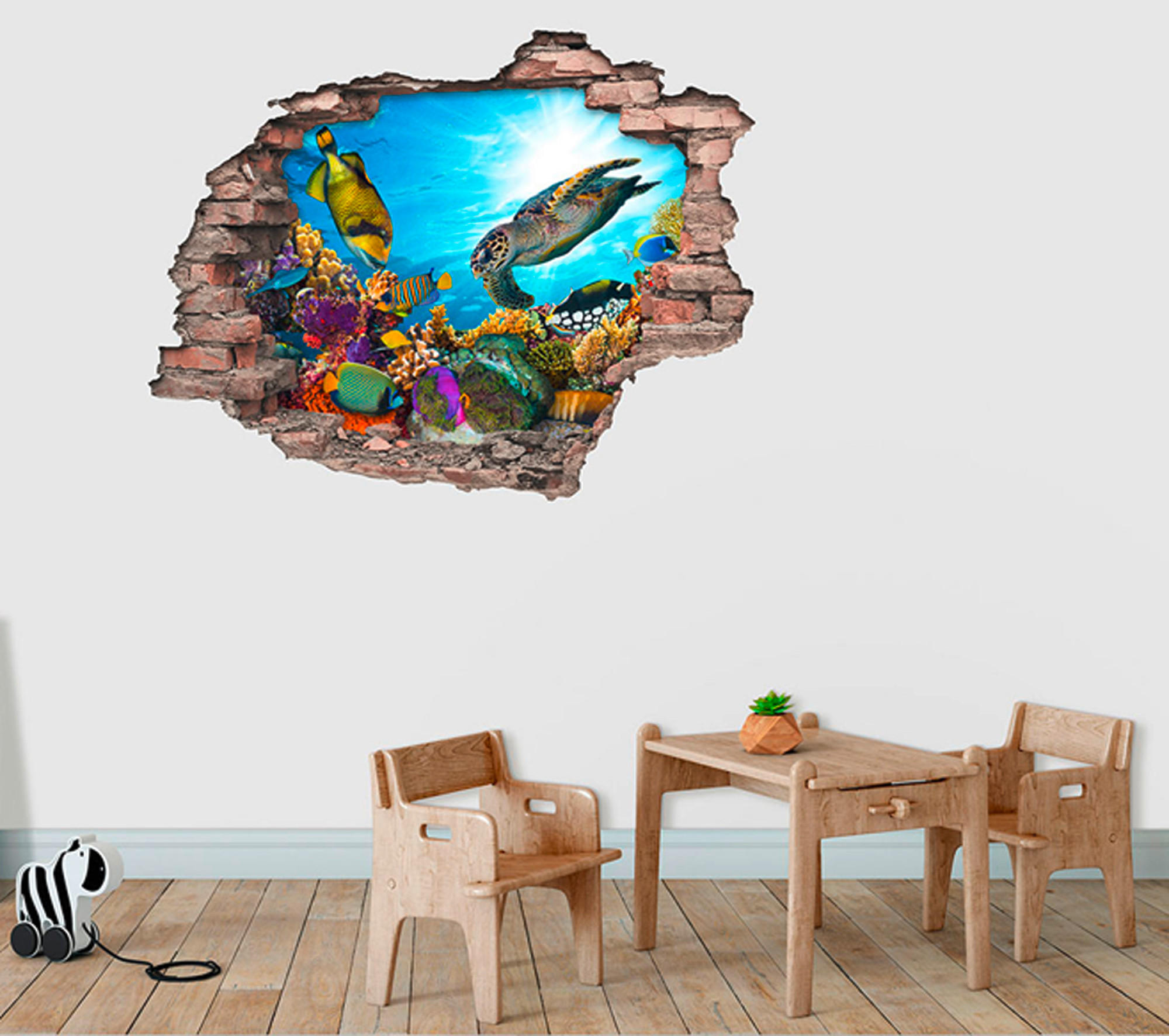 SAMOLEPKA NA ZEĎ - vícebarevná, Design, plast (50/70/0,10cm) - Euroart