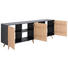 SIDEBOARD 234,3/70,6/46 cm - Eichefarben/Schwarz, Design, Holz/Holzwerkstoff (234,3/70,6/46cm) - Anrei SIDEBOARD 234,3/70,6/46 cm - Eichefarben/Schwarz, Design, Holz/Holzwerkstoff (234,3/70,6/46cm) - Anrei