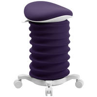 BÜROHOCKER 37,5/58-70/36 cm  - Lila/Weiß, Design, Kunststoff/Textil (37,5/58-70/36cm) - Topstar