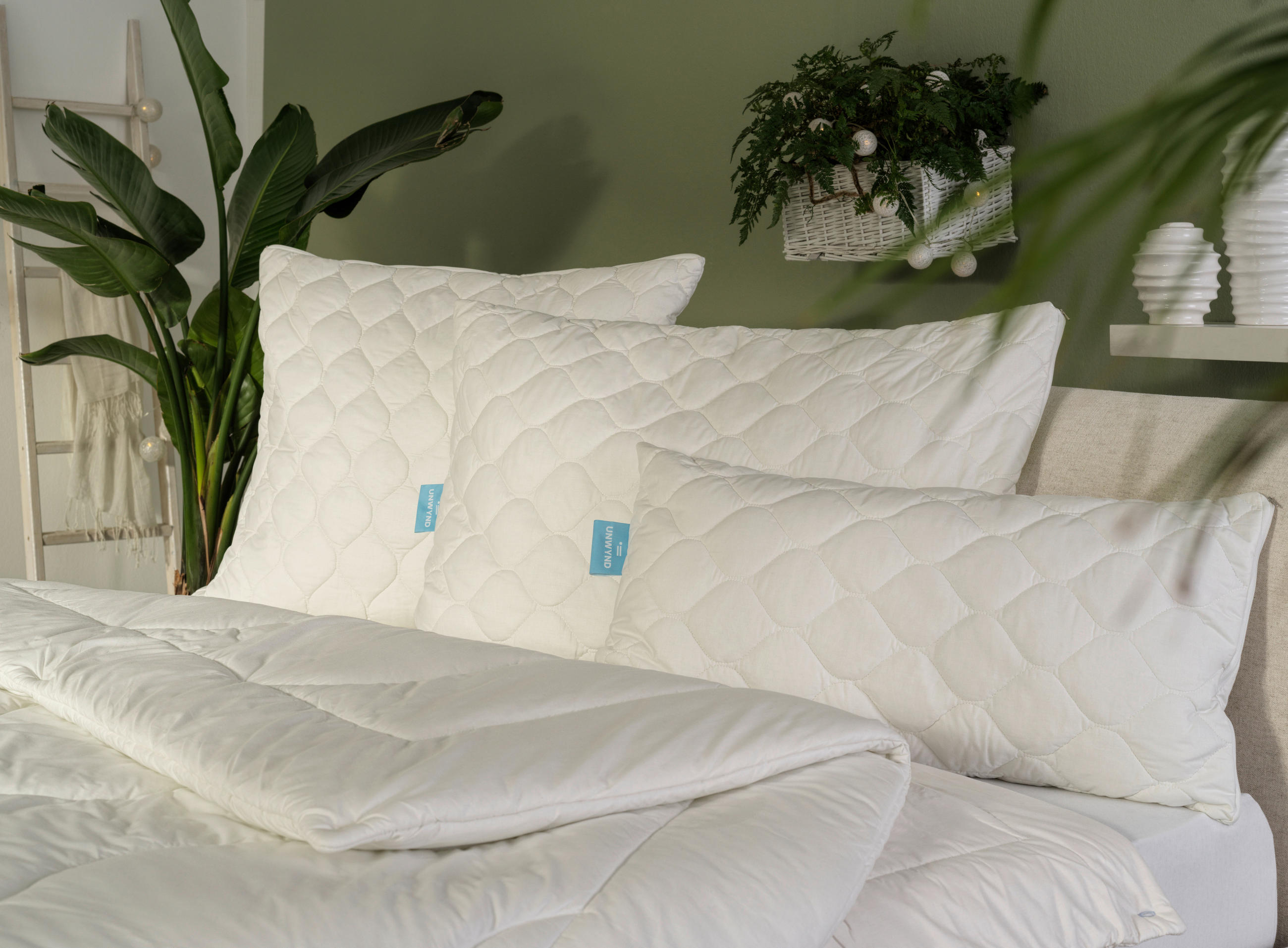 POLŠTÁŘ POD HLAVU, 40/80 cm - bílá, Basics, textil/přírodní materiály (40/80cm)