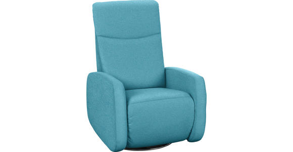 FERNSEHSESSEL in Textil Türkis - Türkis, Design, Textil (76/114/94cm) - Hom`in