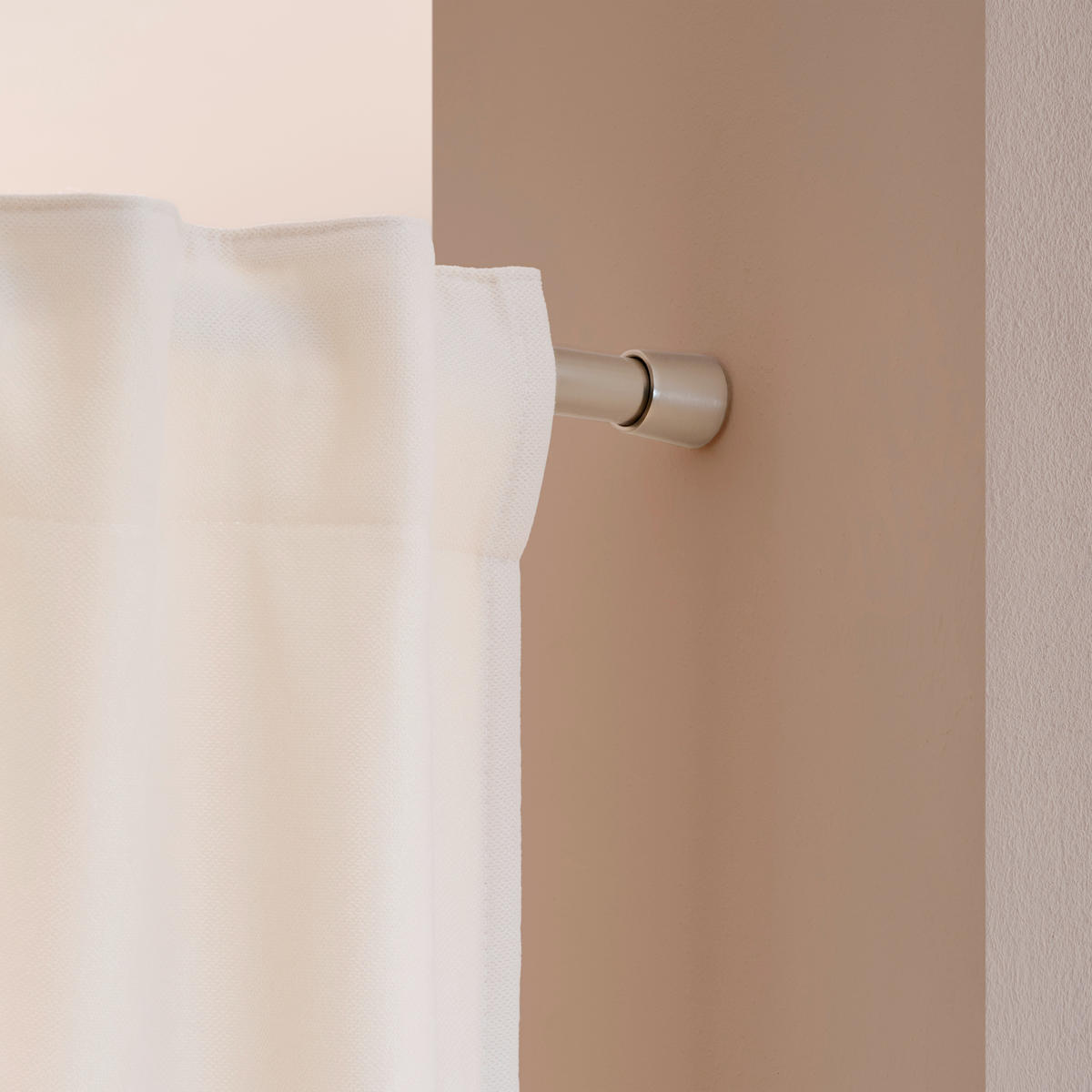 WÄRMESCHUTZVORHANG blickdicht 135/245 cm   - Perlmutt, KONVENTIONELL, Textil (135/245cm)