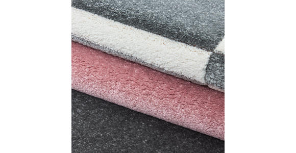 FLACHWEBETEPPICH 140/200 cm Hawaii Pink - Pink, Design, Textil (140/200cm) - Novel