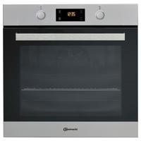 BACKOFENSET BAKO3 PF26  - Edelstahlfarben/Schwarz, Basics, Glas/Metall (59,5/57,5/57cm) - Bauknecht