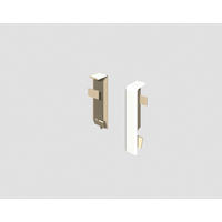 SOCKELLEISTENVERBINDUNGSSTÜCK Weiß  - Weiß, KONVENTIONELL, Kunststoff (1.6/1.2/5.9cm) - Egger Holzwerkstoffe
