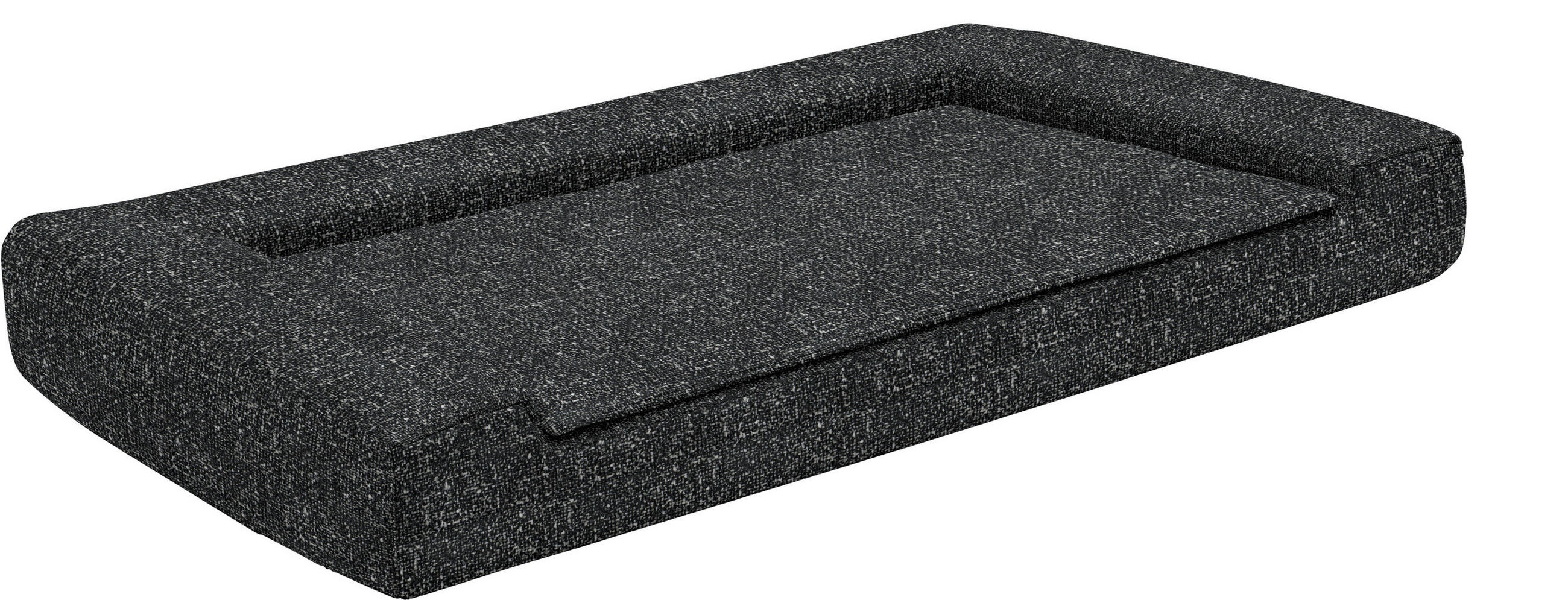 HUNDEBETT - Anthrazit, Konventionell, Textil (120/15/70cm) - Sedda