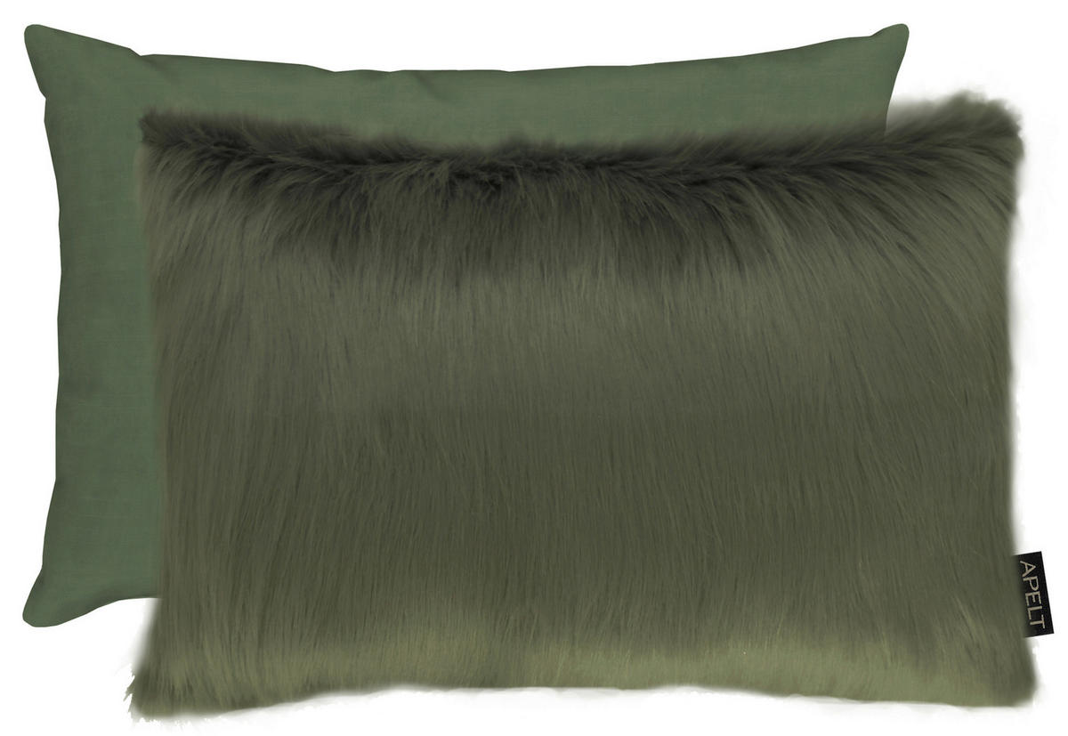 ZIERKISSEN 35/45 cm  - Grün, Basics, Textil (35/45cm) - Apelt