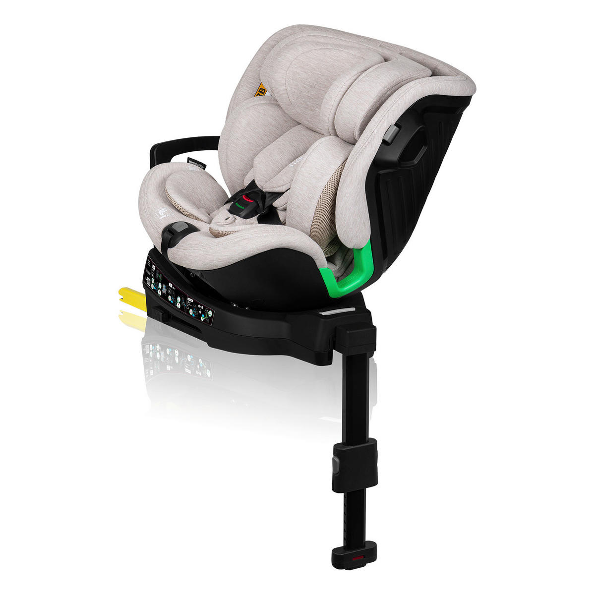 KINDERAUTOSITZ Harmony i-Size  - Beige, Basics, Holz/Kunststoff (45/54/60cm) - Lionelo