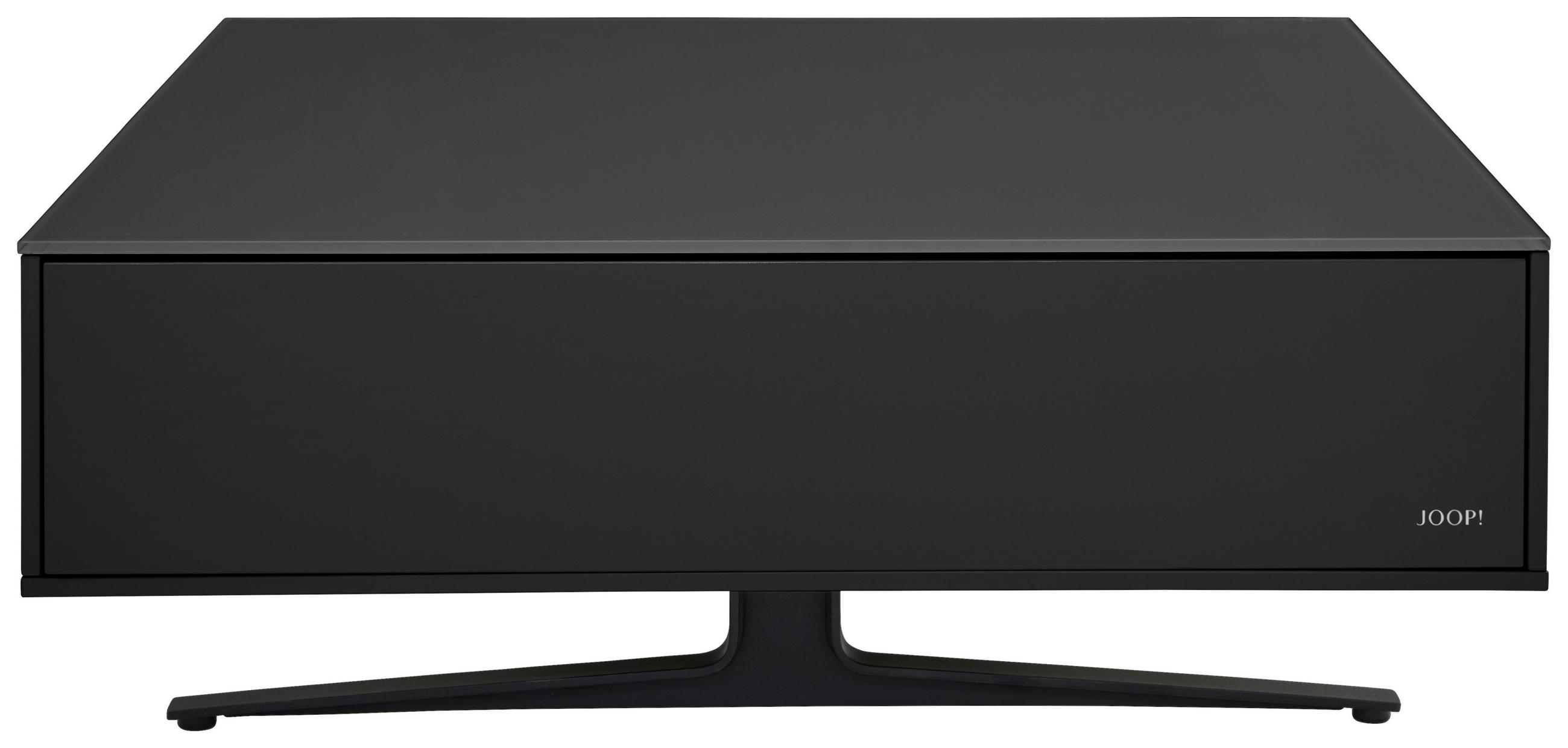 COUCHTISCH quadratisch Anthrazit 92,5/92,5/33,1 cm  - Anthrazit, Design, Glas/Metall (92,5/92,5/33,1cm) - Joop!