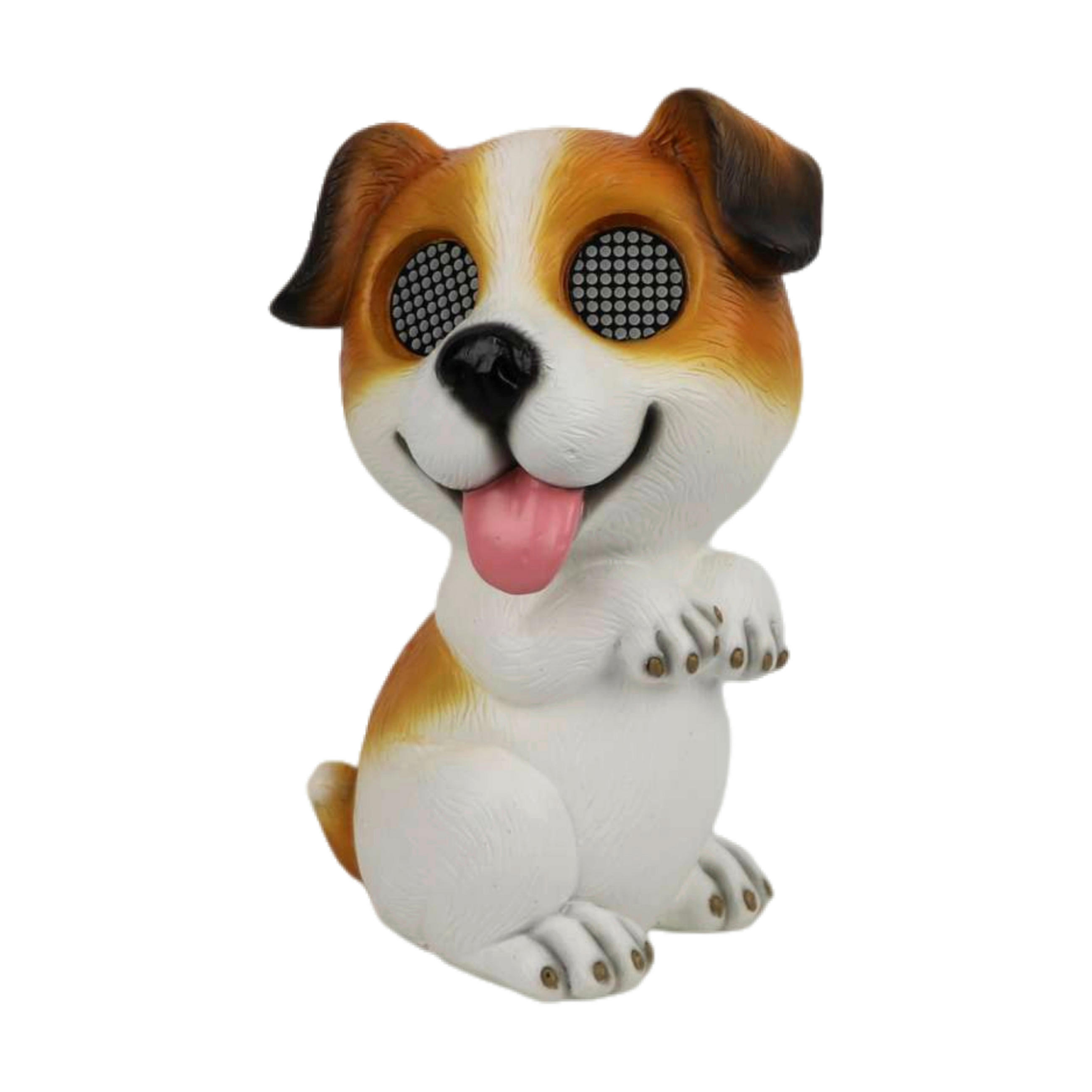 Câine Decorativ - maro/alb, Lifestyle, plastic (15,5/26/16cm)