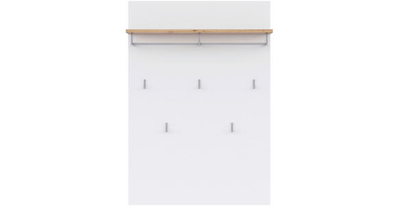 GARDEROBENPANEEL  in 83,4/120,6/26,6 cm  - Weiß/Eiche Artisan, MODERN, Holzwerkstoff (83,4/120,6/26,6cm) - Carryhome