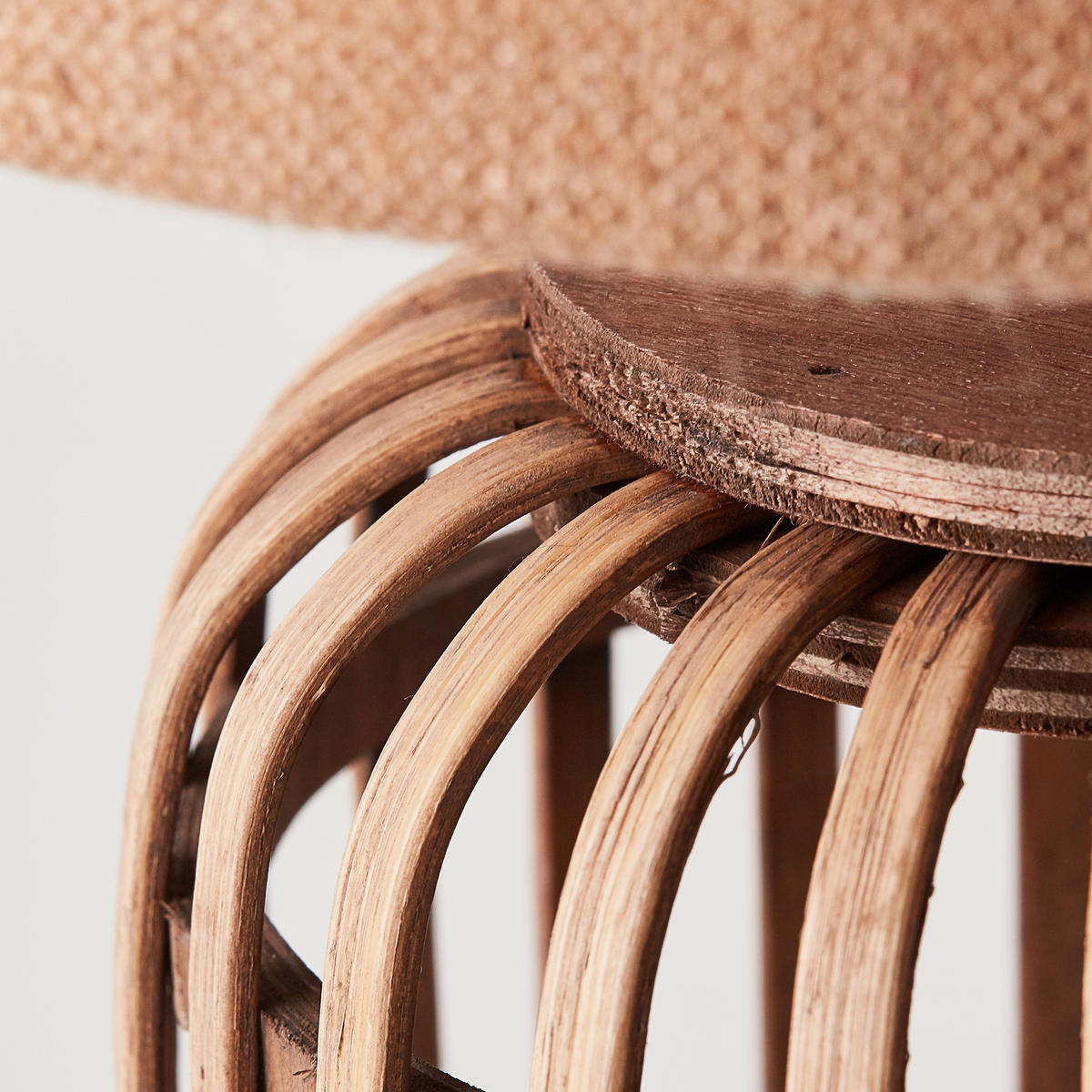 TISCHLEUCHTE - Naturfarben, Natur, Holz/Textil (24/42,5cm) - Brilliant