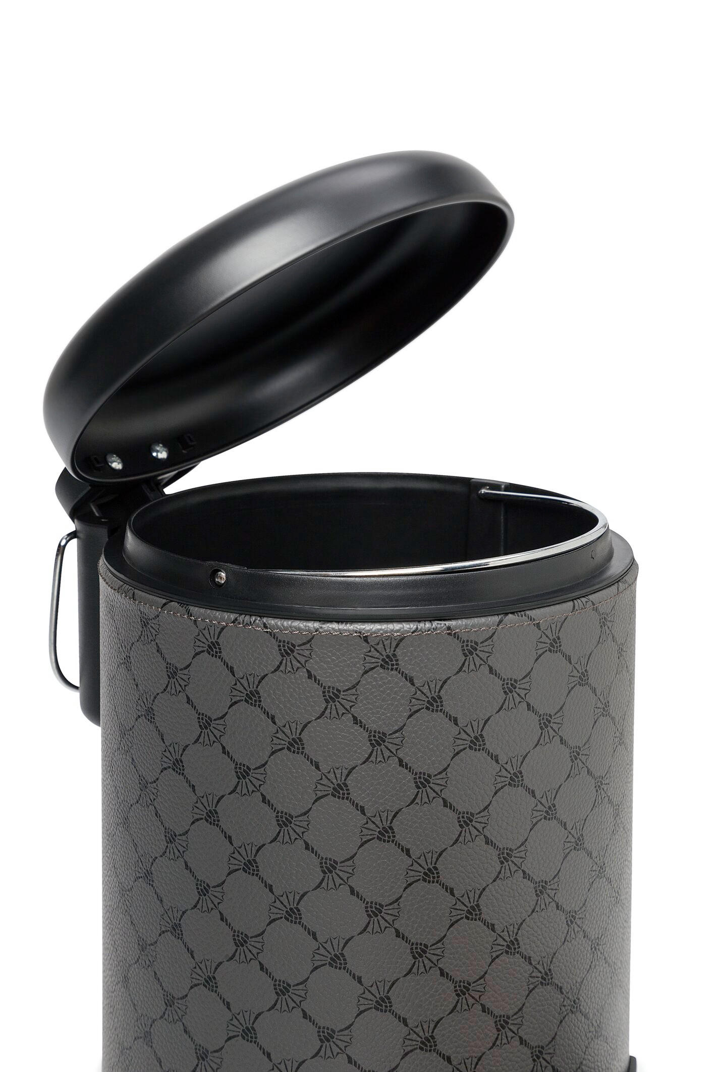 TRETEIMER CORNFLOWERACCESSOIRES 2,5 L  - Anthrazit/Schwarz, Design, Kunststoff (17/26/24cm) - Joop!