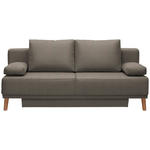 SCHLAFSOFA in Flachgewebe Beige  - Beige/Naturfarben, Design, Holz/Textil (192/92/90cm) - Novel