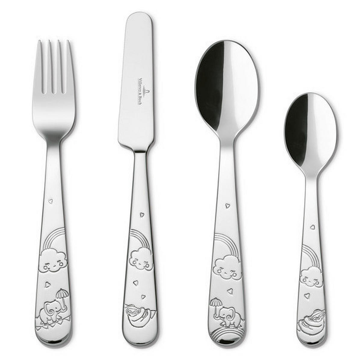 GYEREK EVŐESZKÖZKÉSZLET  - ezüst, Basics, fém (21,5/15/2,50cm) - Villeroy & Boch