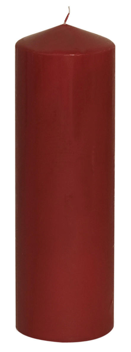 STUMPENKERZE 9/28 cm  - Rot, Basics (9/28cm) - Steinhart