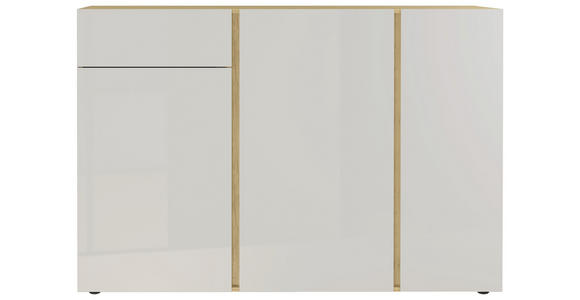SIDEBOARD 150/104/42 cm - Kaschmir/Eichefarben, KONVENTIONELL, Glas/Holzwerkstoff (150/104/42cm) - Voleo