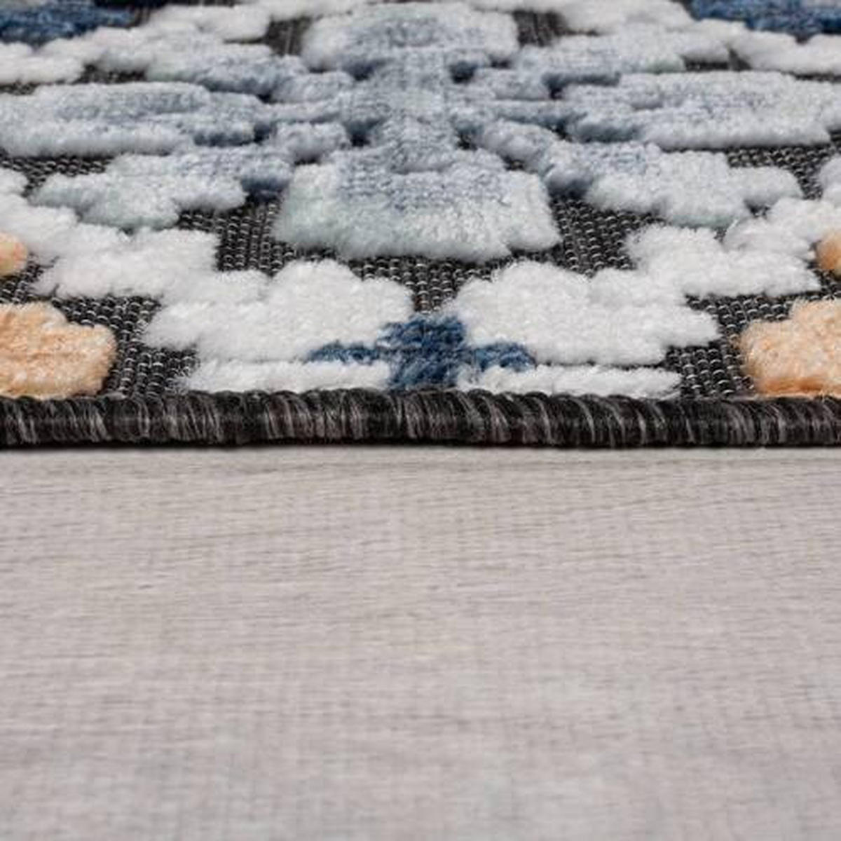 VONKAJŠÍ KOBEREC, 120/170 cm, tmavomodrá - tmavomodrá, Basics, textil (120/170cm)