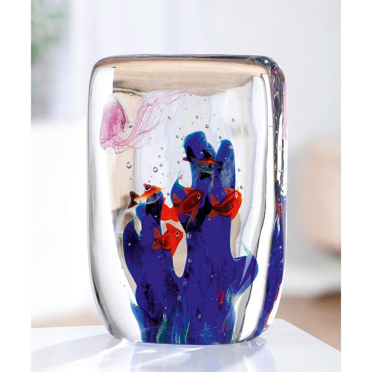 DEKOFISCH - Blau, Basics, Glas (14/20/7cm)