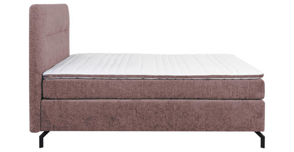 BOXSPRINGBETT 140/200 cm  in Altrosa  - Schwarz/Altrosa, Design, Textil/Metall (140/200cm) - Esposa