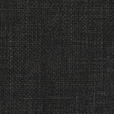 ECKSOFA Anthrazit Flachgewebe Rücken echt, Kopfteilverstellung, Sitztiefenverstellung  - Anthrazit/Schwarz, KONVENTIONELL, Kunststoff/Textil (273/171cm) - Carryhome