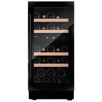 WEINKÜHLSCHRANK DAUF-32.78DB  - Schwarz, Basics, Glas/Holz (38/82/56,3cm)
